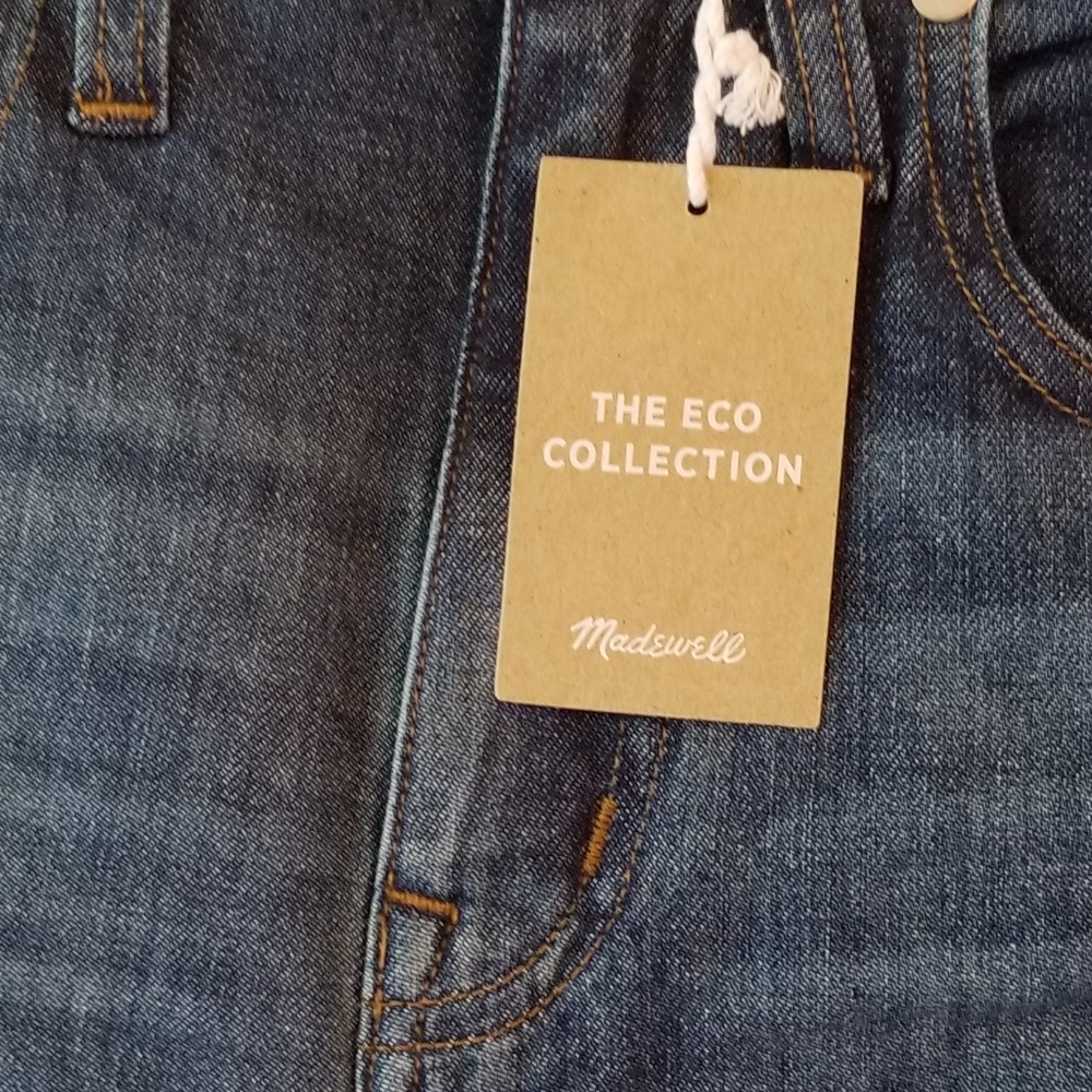Madewell NWT HR Slim Boy Jeans Sz 25 - Picture 12 of 12